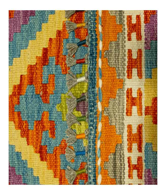 Csobi vintage kézi gyapjú kelim - Image 5