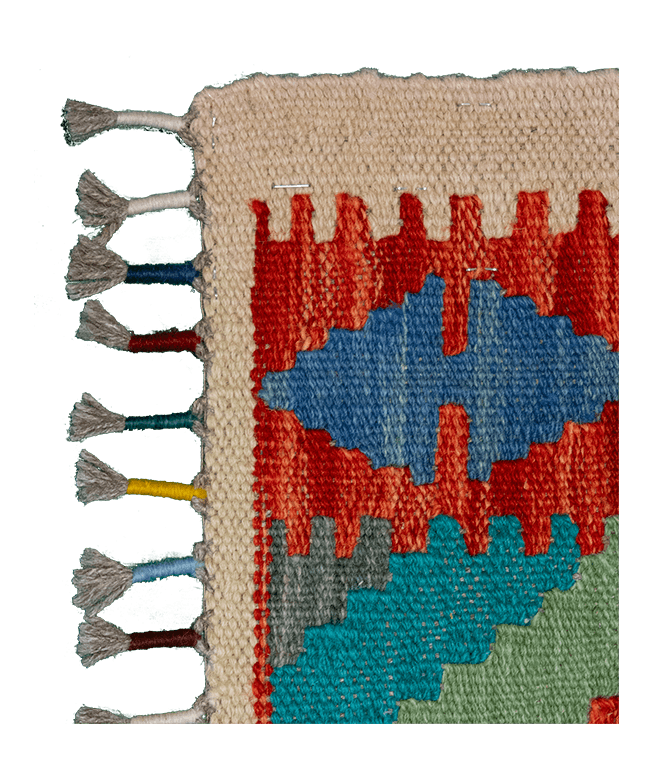 Csobi vintage kézi gyapjú kelim - Image 4