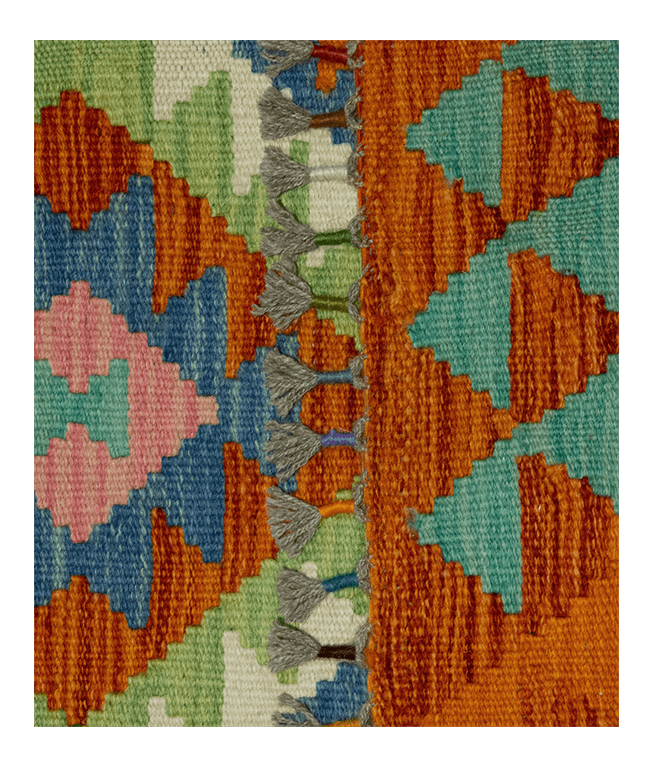 Csobi vintage kézi gyapjú kelim - Image 5