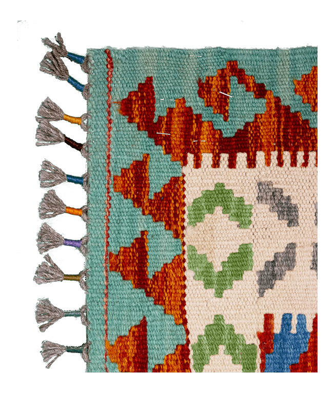 Csobi vintage kézi gyapjú kelim - Image 4