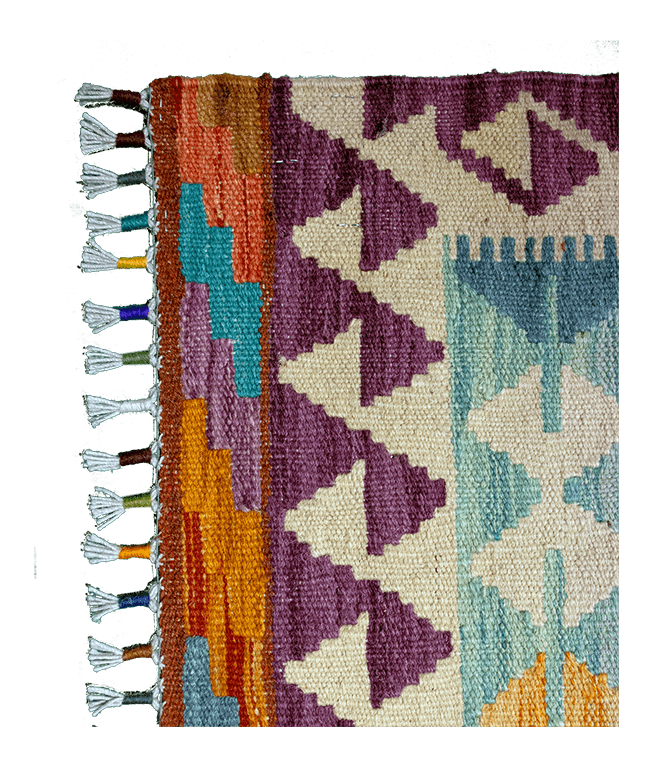 Csobi vintage kézi gyapjú kelim - Image 4