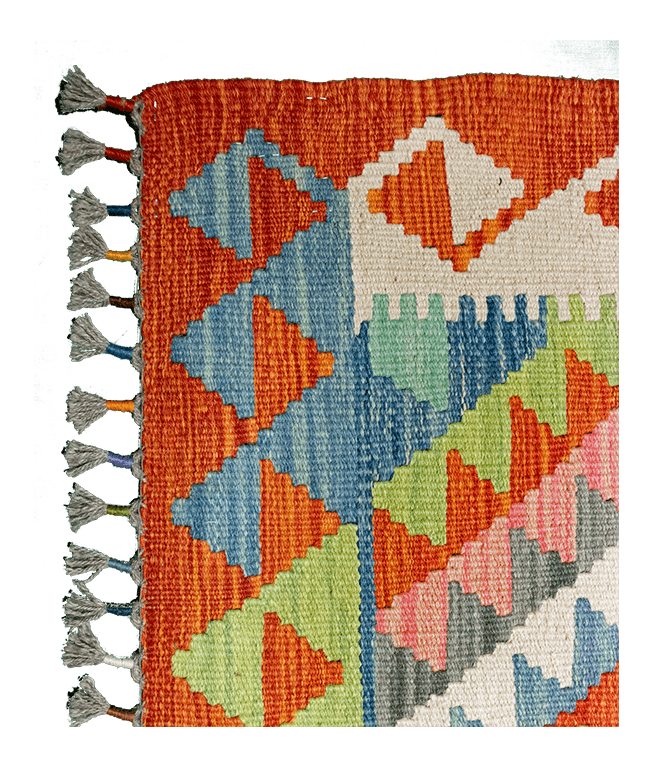 Csobi vintage kézi gyapjú kelim - Image 4