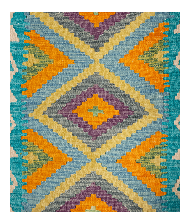 Csobi vintage kézi gyapjú kelim - Image 2