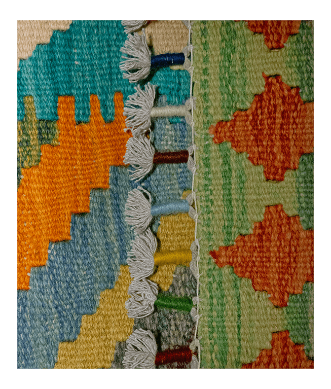 Csobi vintage kézi gyapjú kelim - Image 5