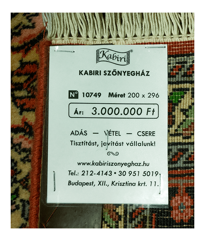 Iráni bijar kézi gyapjú szőnyeg - Image 6