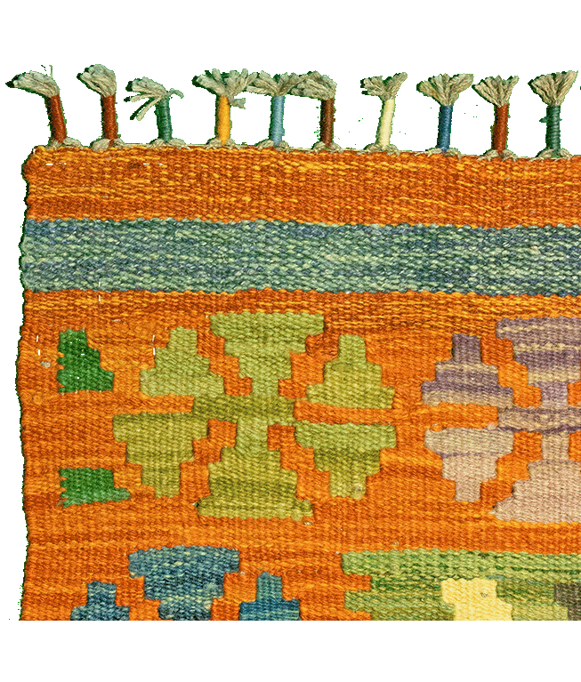Csobi vintage kézi gyapjú kelim - Image 3