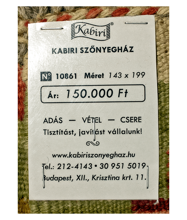 Tradicionális kézi gyapjú kelim - Image 6