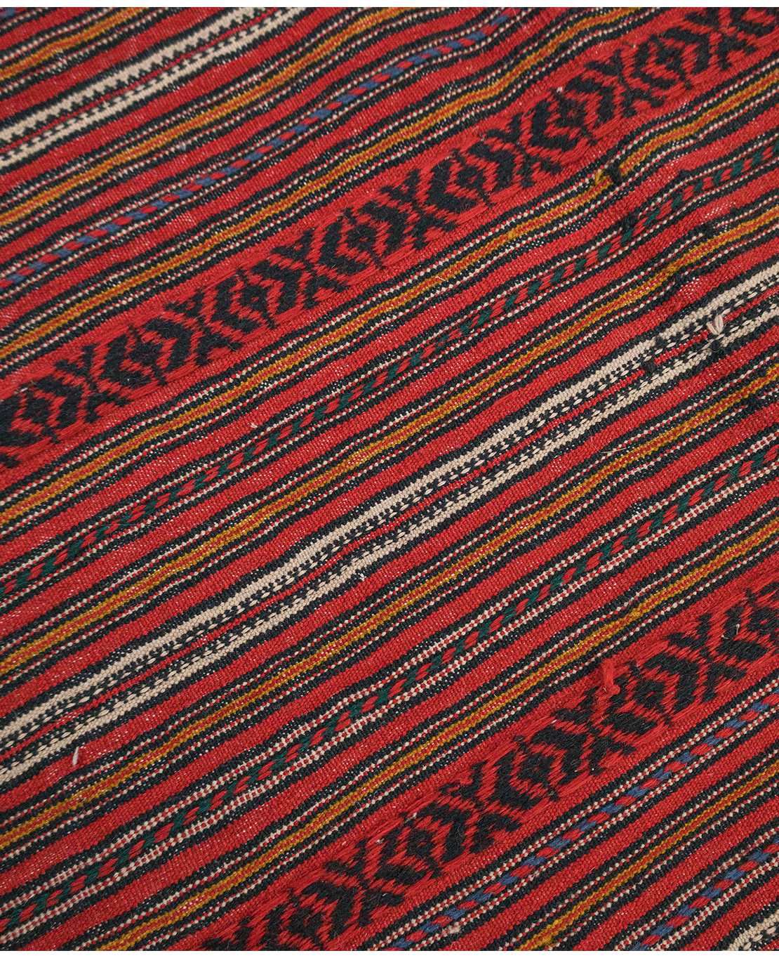 Afgán meleki kézi gyapjú kelim - Image 3