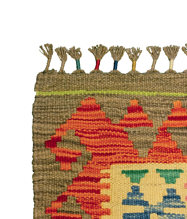 Tradicionális kézi gyapjú kelim - Image 3