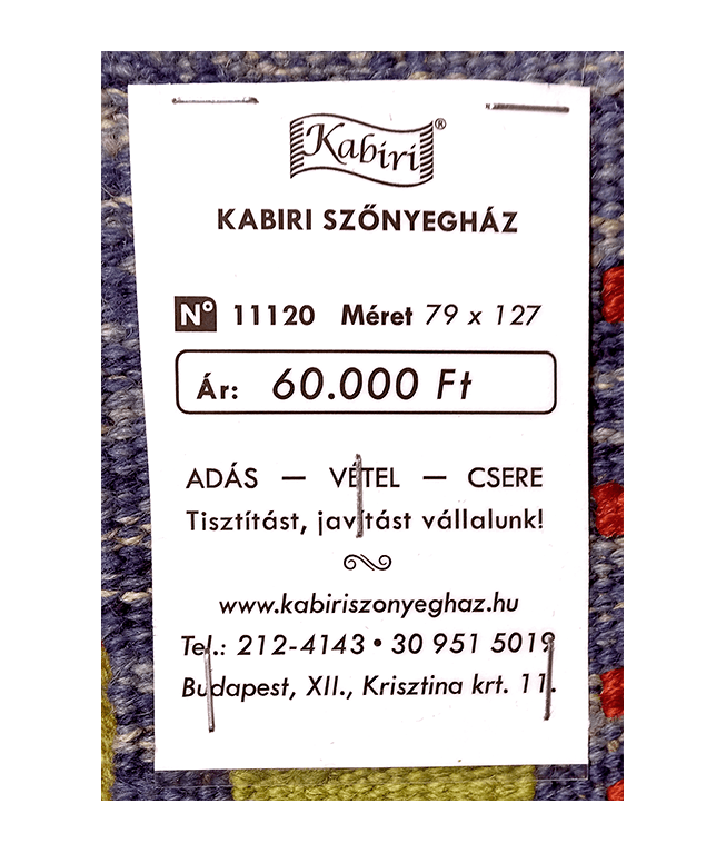 Tradicionális kézi gyapjú kelim - Image 6