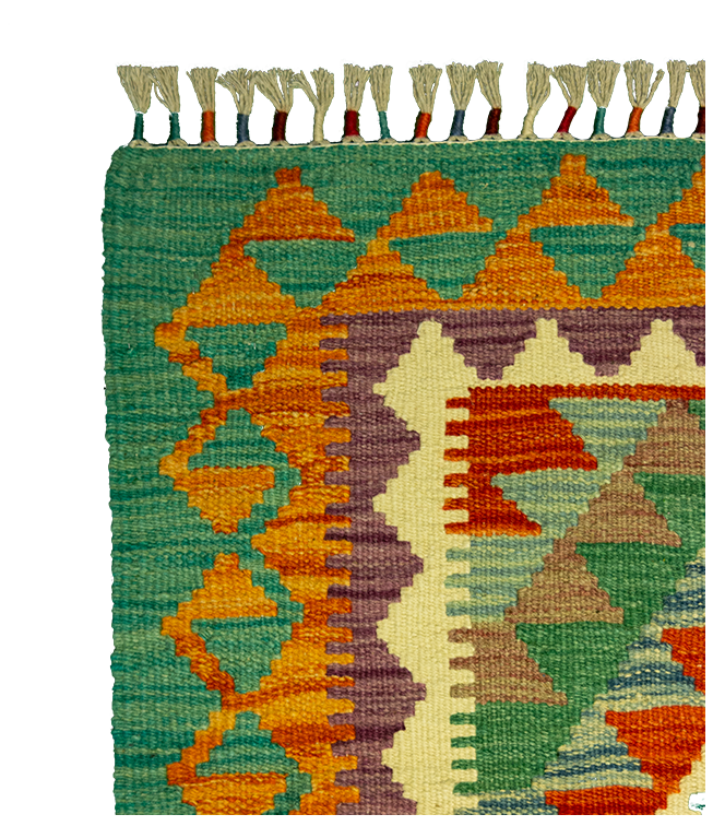 Csobi vintage kézi gyapjú kelim - Image 3