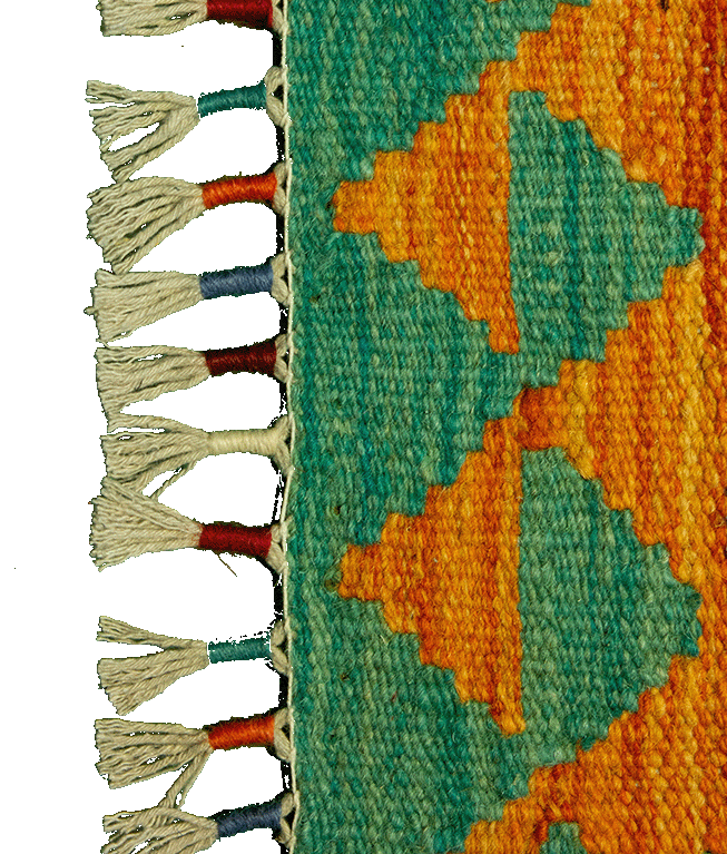 Csobi vintage kézi gyapjú kelim - Image 4