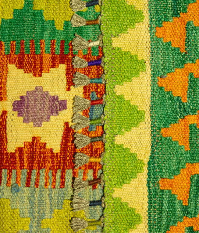 Csobi vintage kézi gyapjú kelim - Image 5