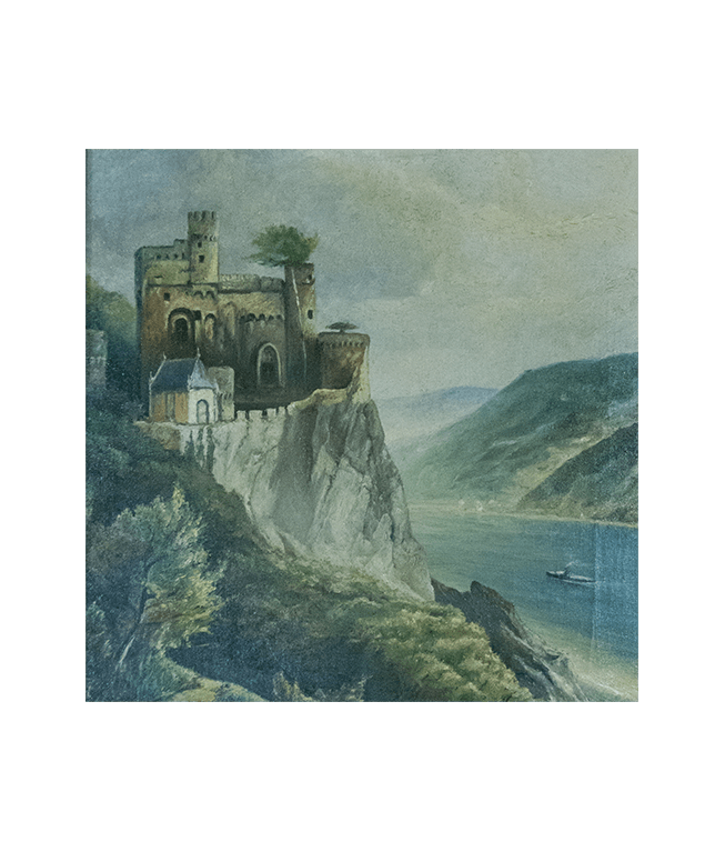J. Versteeg - Burg Rheinstein kastély - festmény - Image 2