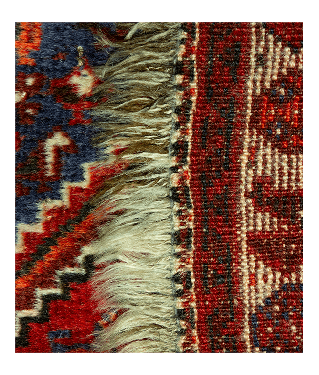 Iráni Shiraz nomád kézi gyapjú szőnyeg - Image 5
