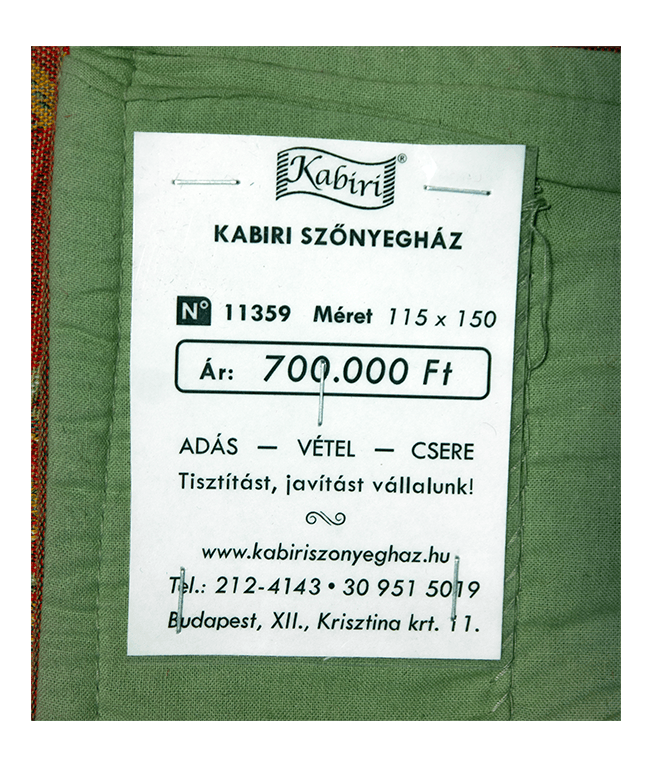 Díszes kézi gyapjú falikép - Image 5