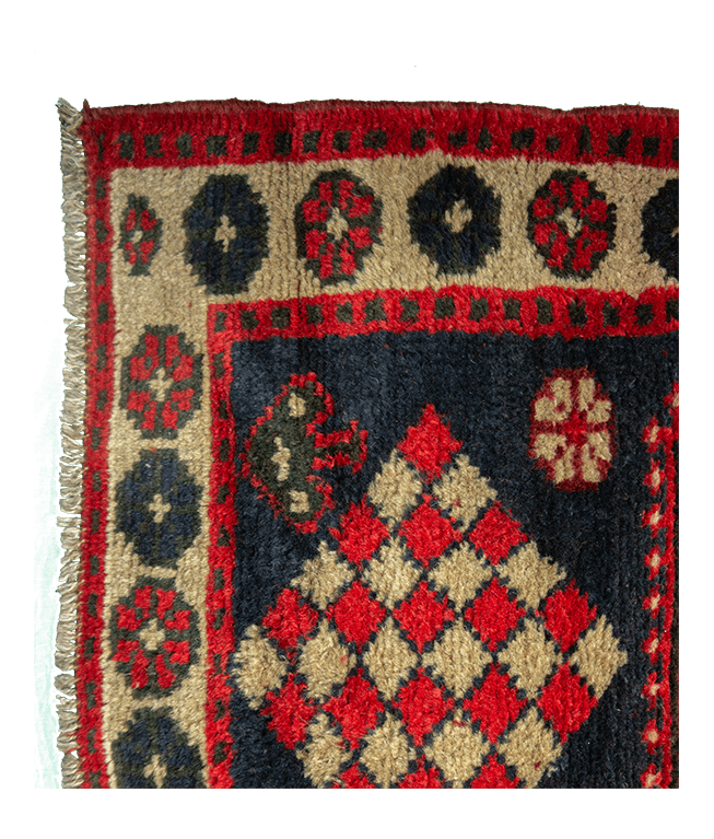 Iráni Shiraz nomád kézi gyapjú szőnyeg - Image 4