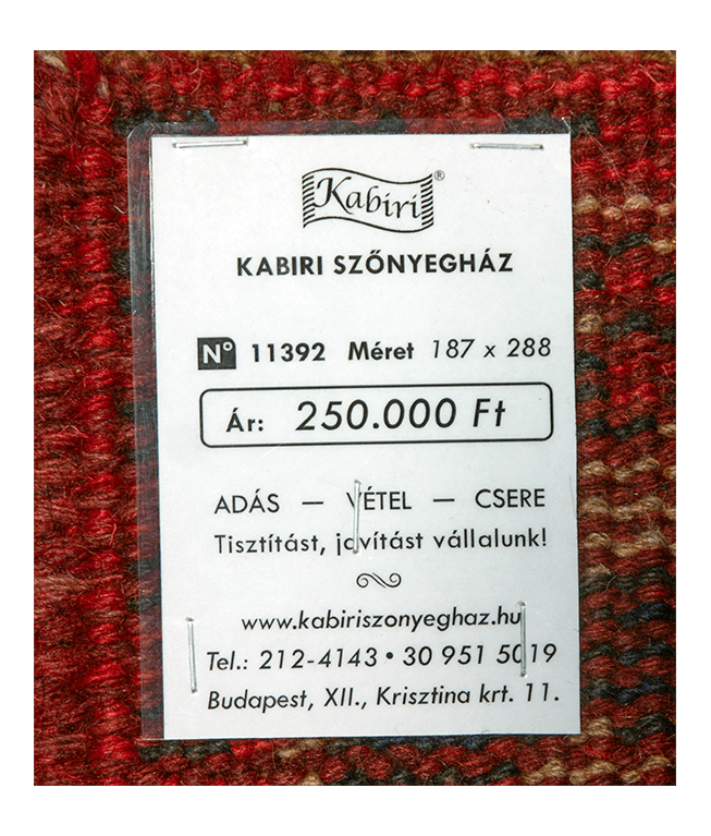 Iráni Shiraz nomád kézi gyapjú szőnyeg - Image 6