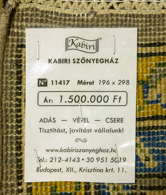 Afgán ziegler kézi gyapjú szőnyeg - Image 6