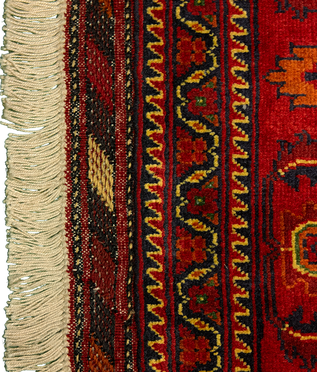Afgán Szuper Khal Mohammadi kézi gyapjú szőnyeg - Image 4