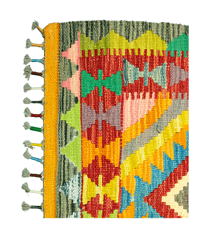 Csobi vintage kézi gyapjú kelim - Image 4