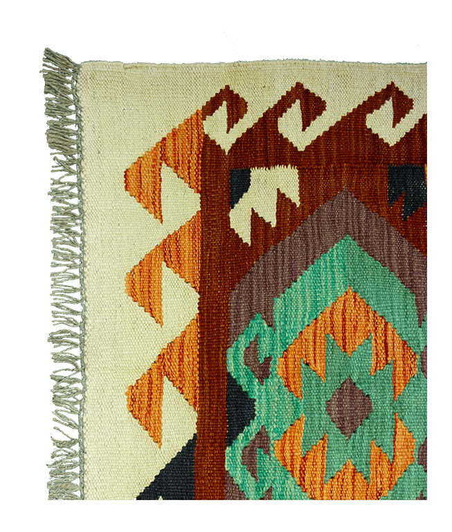 Csobi vintage kézi gyapjú kelim - Image 4
