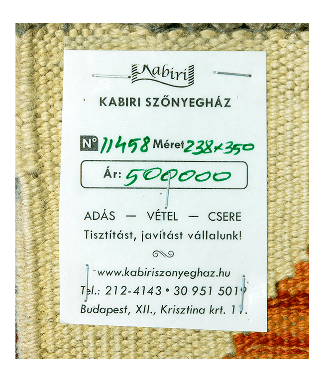 Csobi vintage kézi gyapjú kelim - Image 6