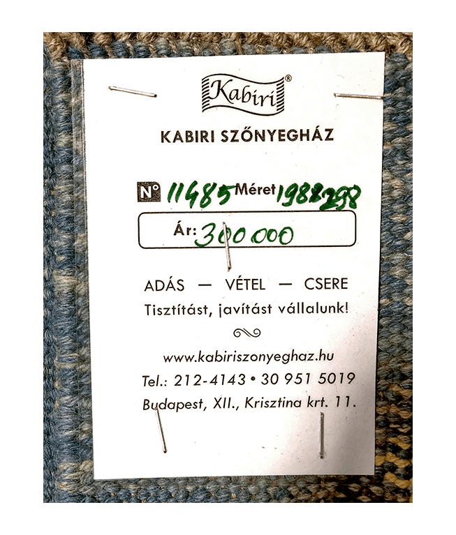 Afgán nimbaft kézi gyapjú kelim - Image 6