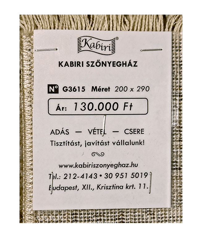 Új tebrízi gépi szőnyeg - Image 6
