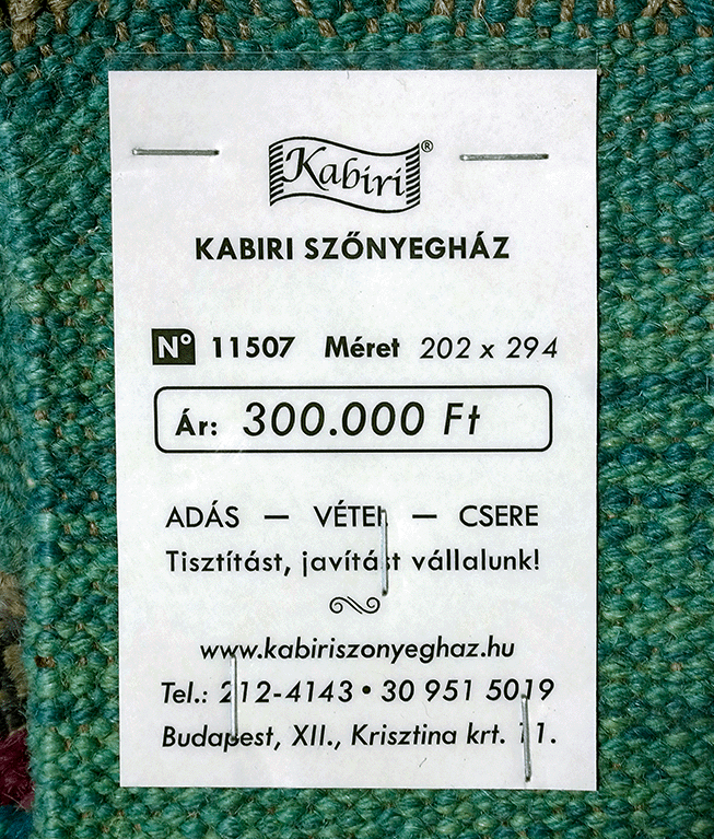 Afgán nimbaft kézi gyapjú kelim - Image 6
