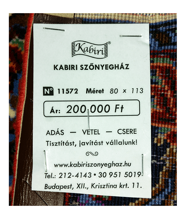 Iráni bijar kézi gyapjú szőnyeg - Image 6