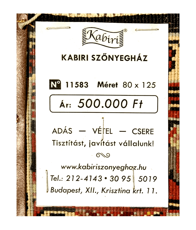 Iráni bijar kézi gyapjú szőnyeg - Image 6