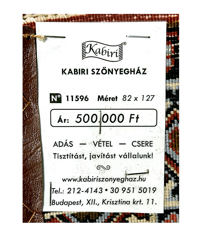 Iráni bijar kézi gyapjú szőnyeg - Image 6