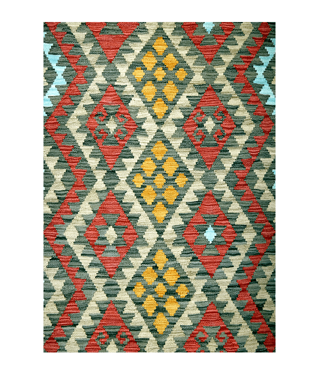 Tradicionális kézi gyapjú kelim - Image 2