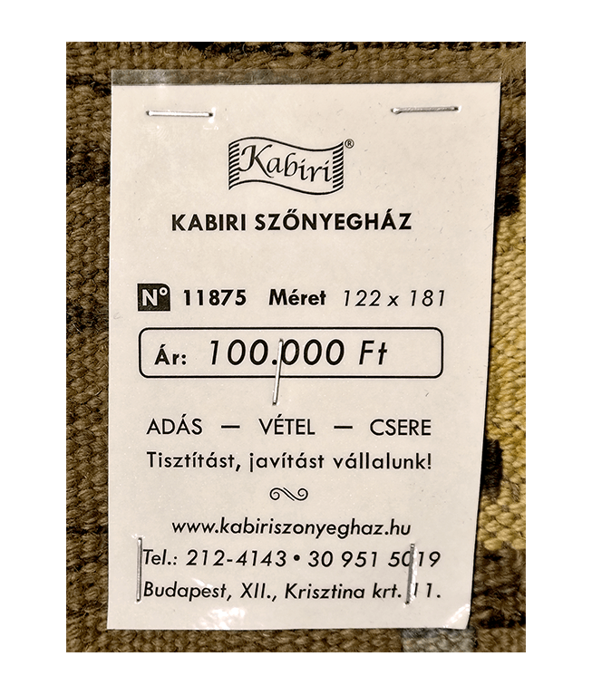 Tradicionális kézi gyapjú kelim - Image 6