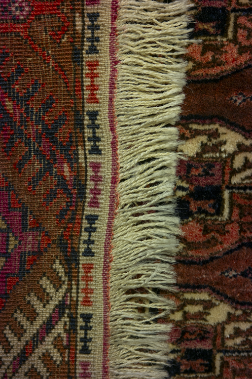 Antik bochara kézi gyapjú szőnyeg - Image 5
