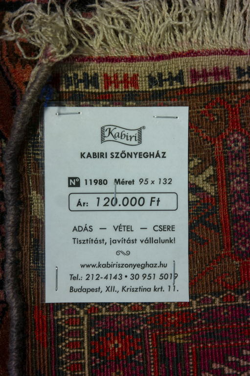 Afgán nimbaft kézi gyapjú kelim - Image 6