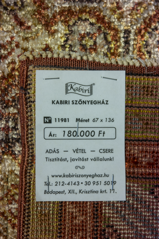 Kasmíri selyem kézi szőnyeg - Image 6