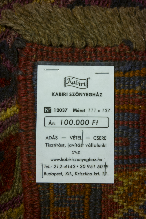 Afgán Nachoni vegyes technikával készült kézi gyapjúszőnyeg - Image 6