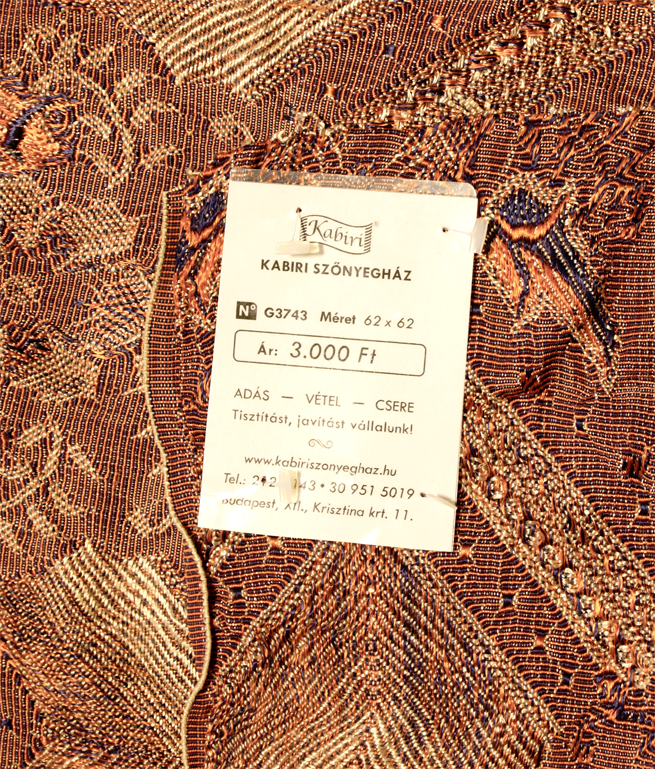 Retro selyem asztalterítő - Image 4