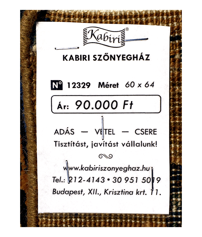 Afgán ziegler kézi gyapjú szőnyeg - Image 6