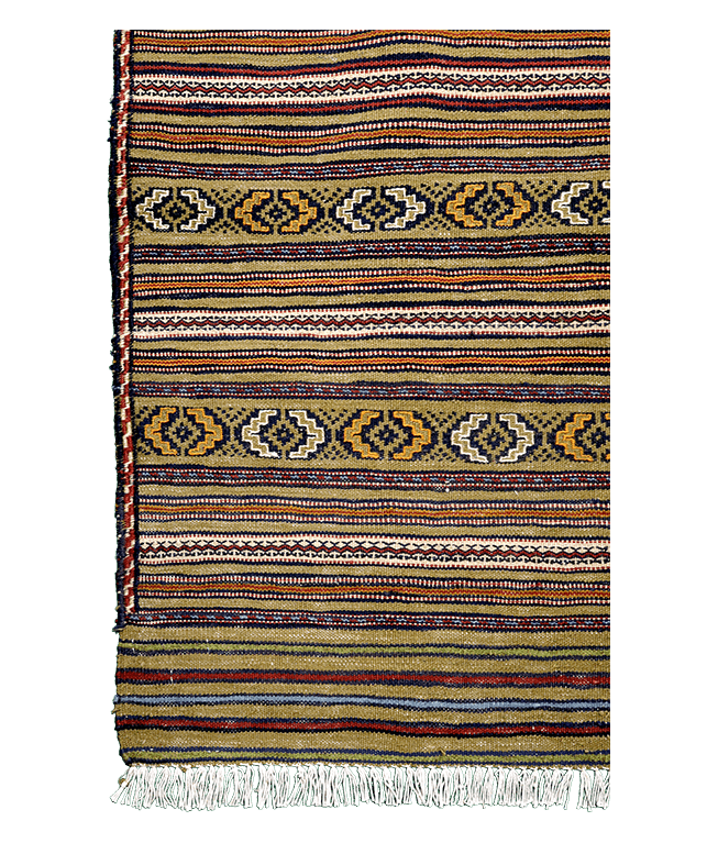 Afgán meleki suzani kézi gyapjú kelim - Image 4