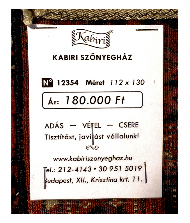 Türkmén Tekke bochara kézi gyapjú szőnyeg - Image 6
