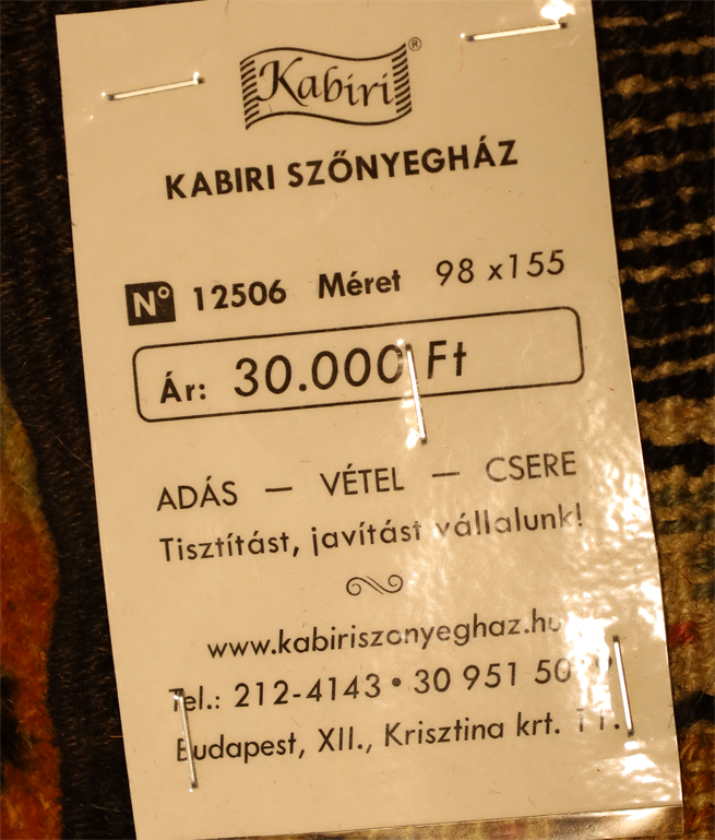 Marosvásárhelyi kézi gyapjú szőnyeg - Image 5