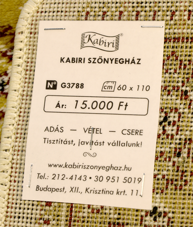 Klasszikus Tebrizi gépi szőnyeg - Image 6