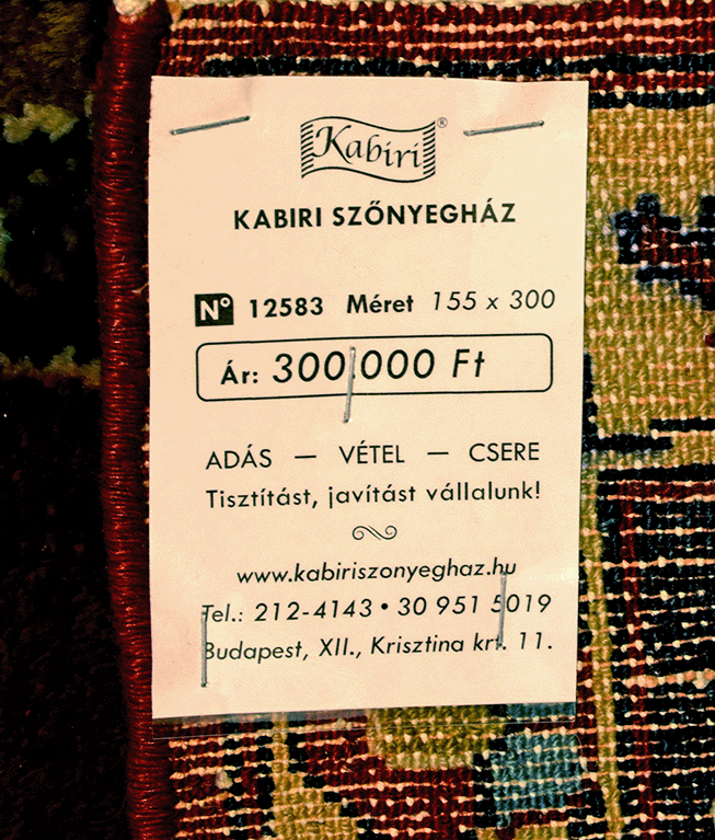 Iráni Mesed kézi gyapjú szőnyeg - Image 6