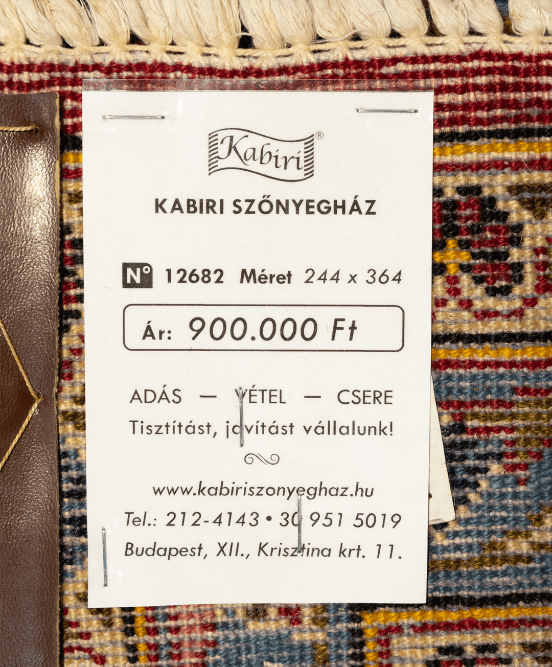 Iráni keshan kézi gyapjú szőnyeg - Image 6