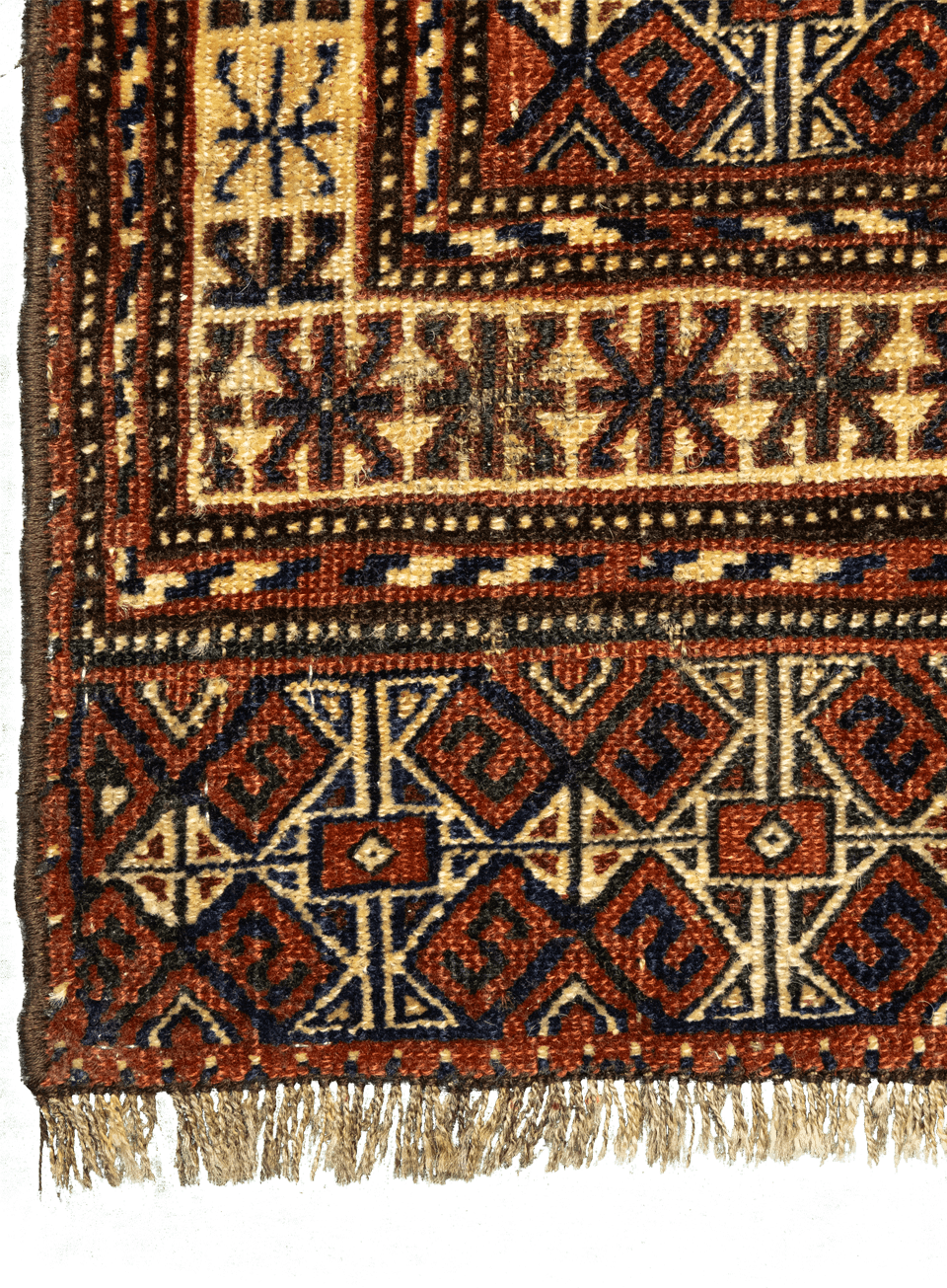Türkmén Yomud kézi gyapjú szőnyeg - Image 3