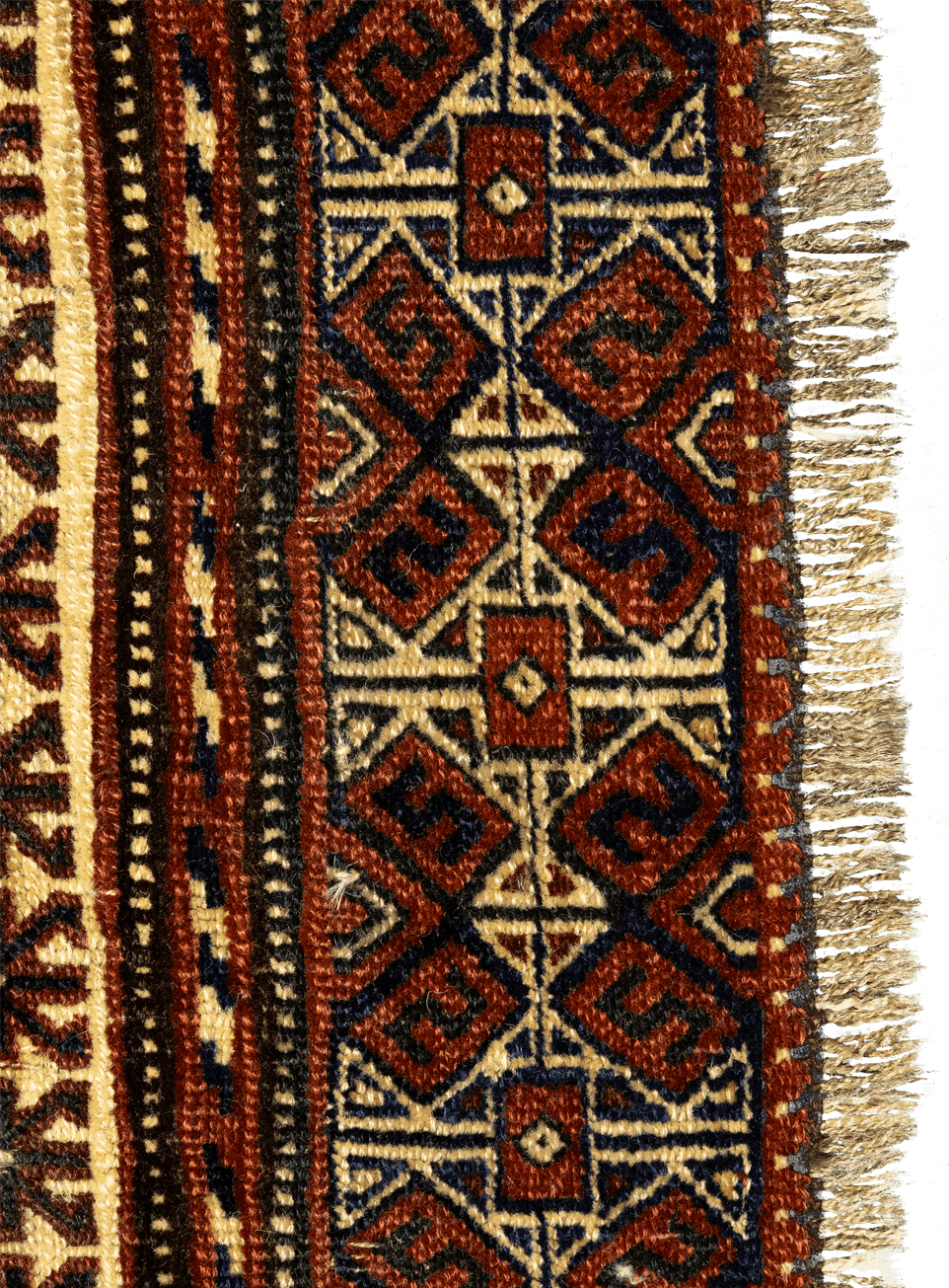 Türkmén Yomud kézi gyapjú szőnyeg - Image 4