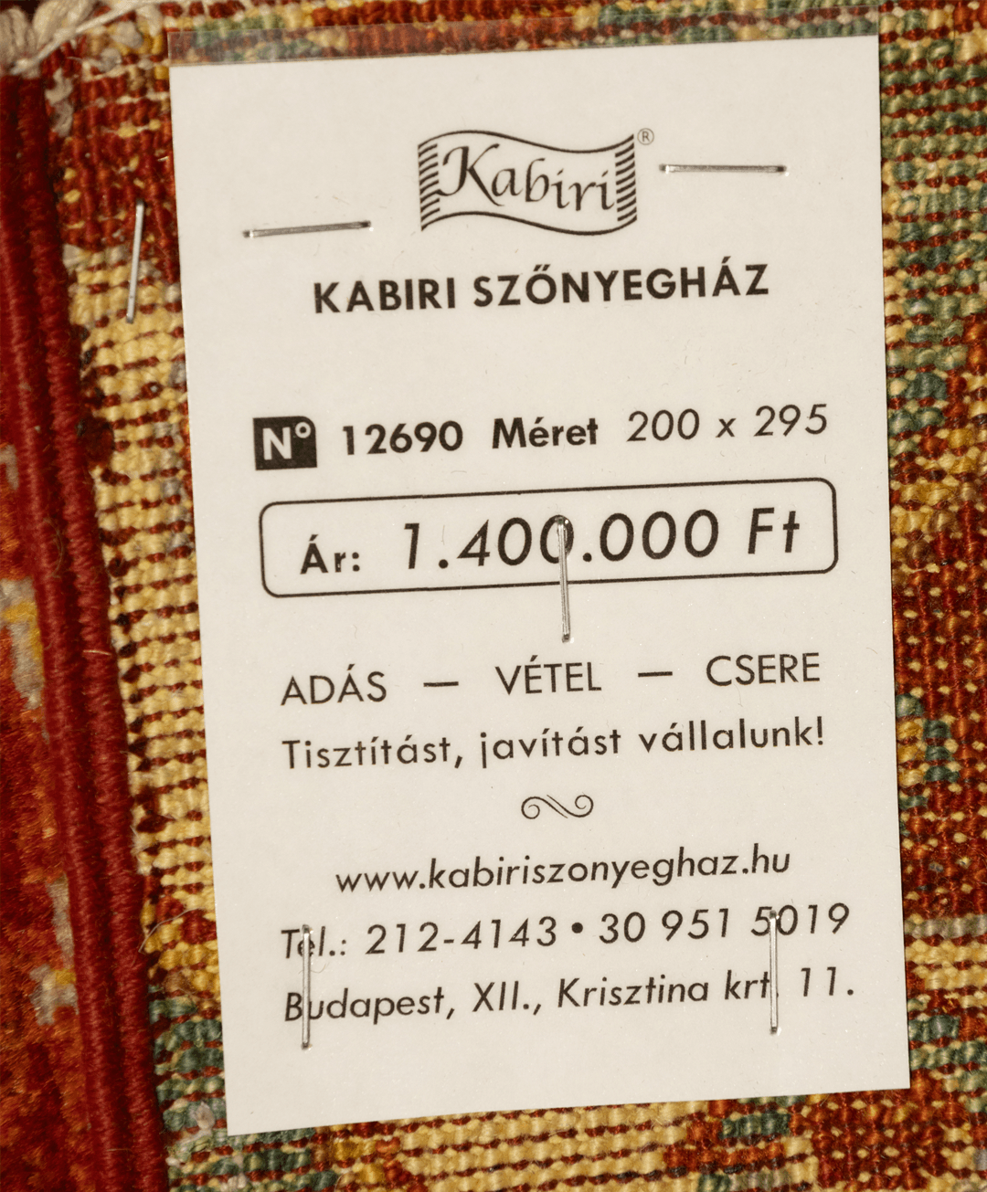 Afgán ziegler patchwork mintás kézi gyapjú szőnyeg - Image 6